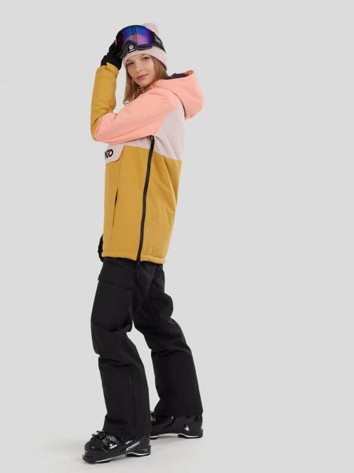 Fundango Birch ECO Logo Anorak damski kurtka różowy 7