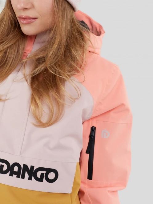 Fundango Birch ECO Logo Anorak damski kurtka różowy 9