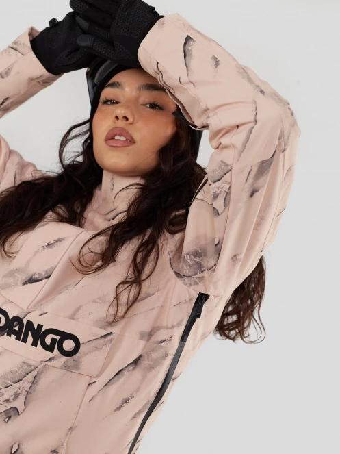 Fundango Birch ECO Logo Anorak damski kurtka różowy 9