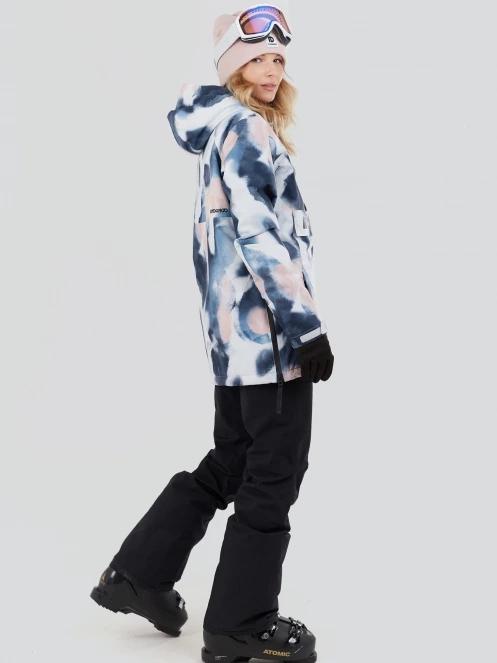 Fundango Birch ECO Logo Anorak damski kurtka ciemnoniebieski 5