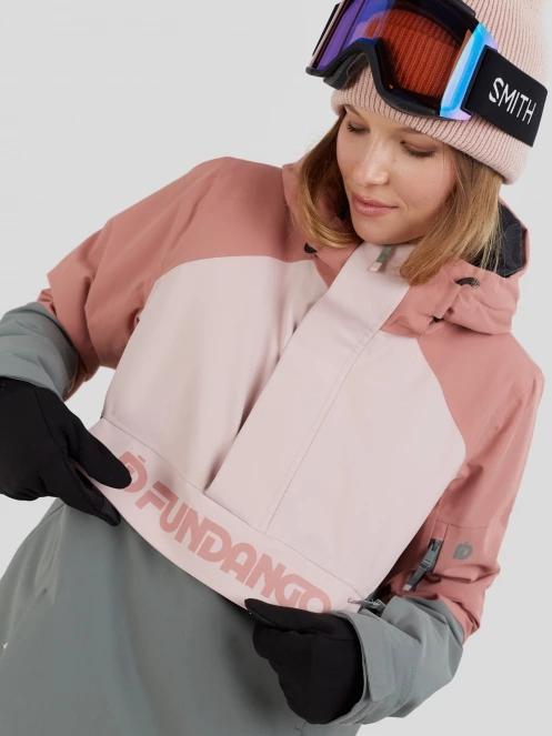 Fundango Birch ECO Logo Anorak damski kurtka zielony 6