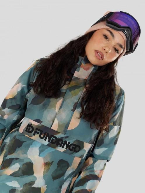 Fundango Birch ECO Logo Anorak damski kurtka zielony 7