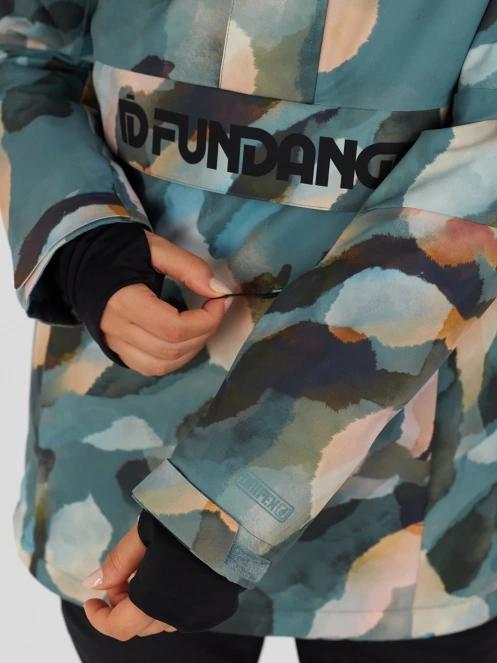 Fundango Birch ECO Logo Anorak damski kurtka zielony 8