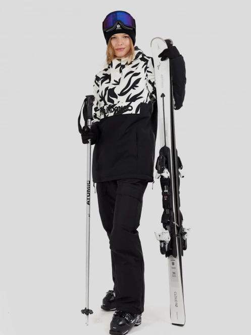 Fundango Birch ECO Logo Anorak damski kurtka czarny 4