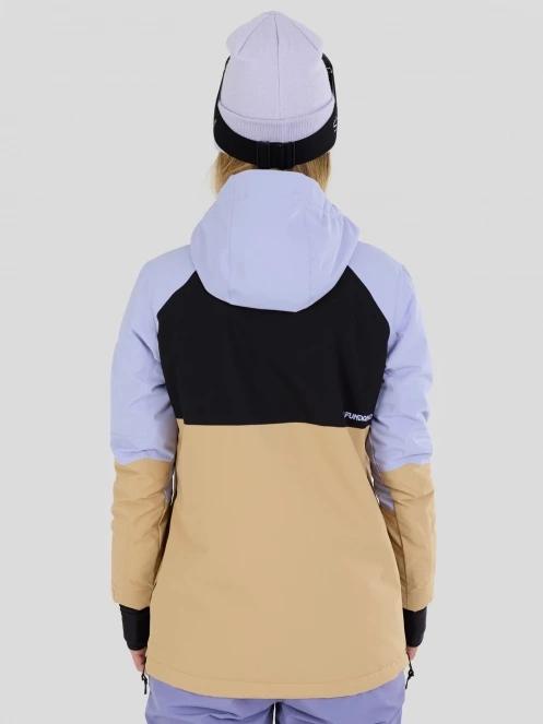 Fundango Birch ECO Logo Anorak damski kurtka piasek 3