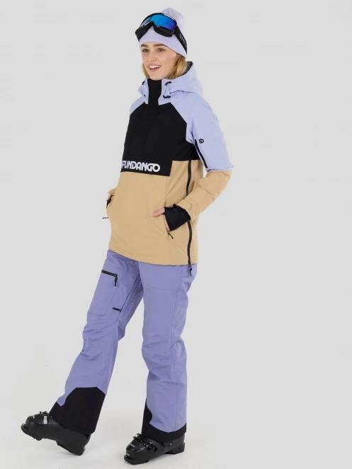 Fundango Birch ECO Logo Anorak damski kurtka piasek 4