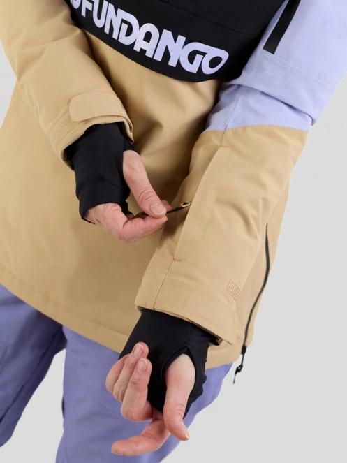 Fundango Birch ECO Logo Anorak damski kurtka piasek 7