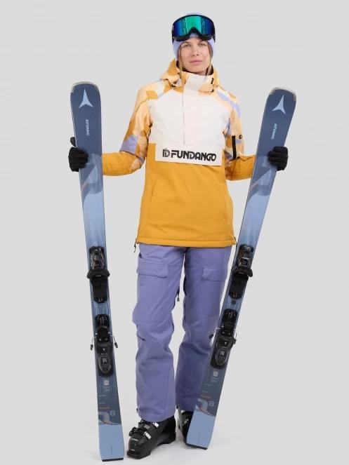 Fundango Birch ECO Logo Anorak damski kurtka piasek 4