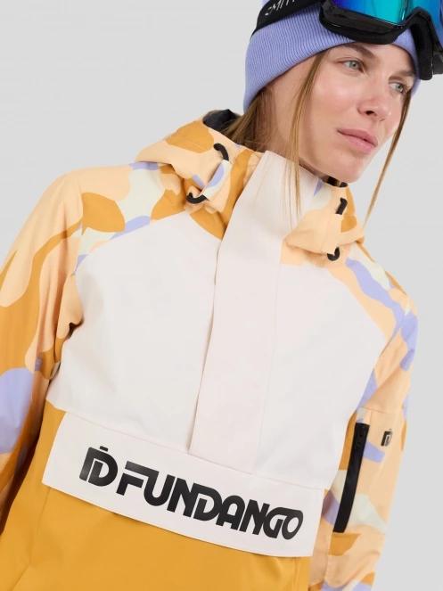 Fundango Birch ECO Logo Anorak damski kurtka piasek 6