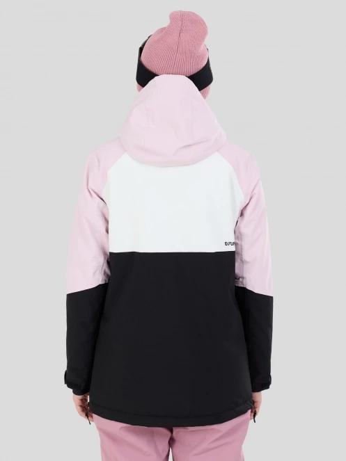 Fundango Birch ECO Logo Anorak damski kurtka fiolet 3