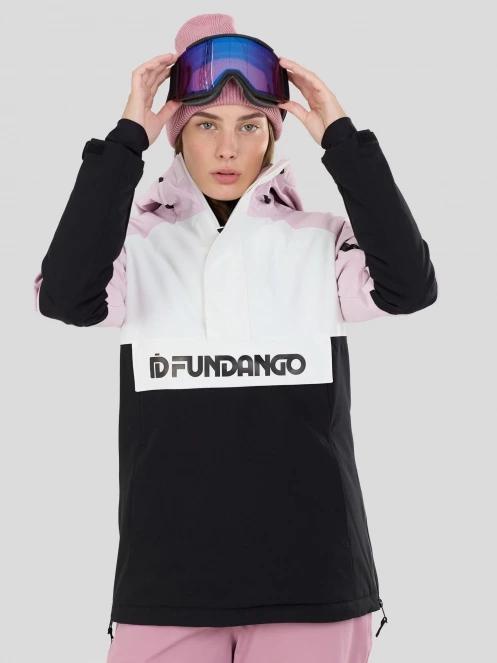 Fundango Birch ECO Logo Anorak damski kurtka fiolet 6