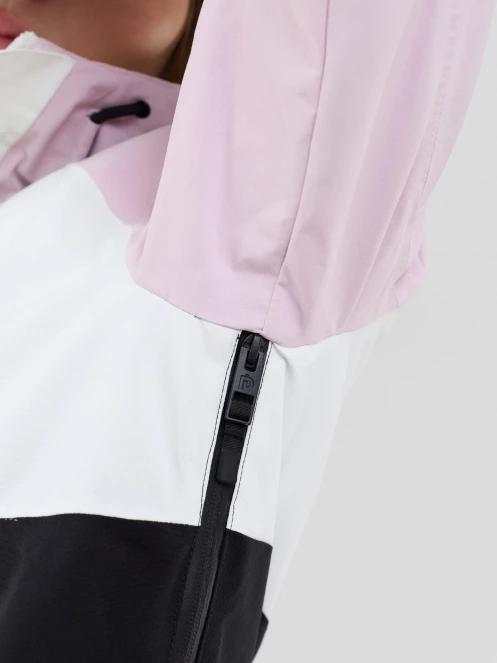 Fundango Birch ECO Logo Anorak damski kurtka fiolet 7