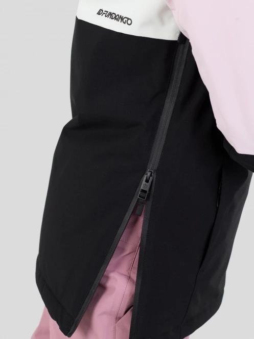 Fundango Birch ECO Logo Anorak damski kurtka fiolet 8
