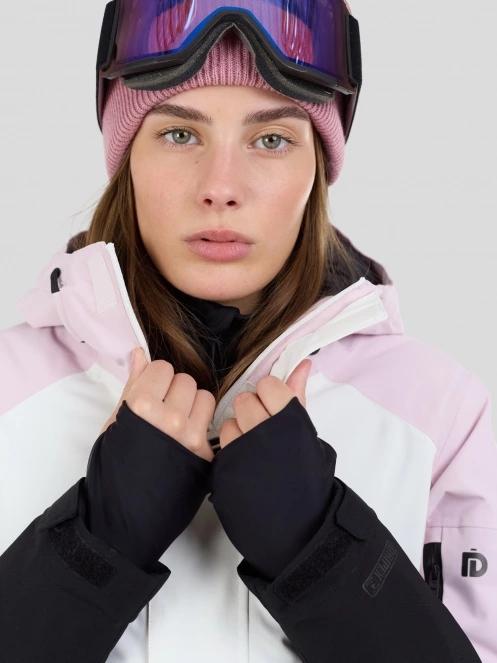 Fundango Birch ECO Logo Anorak damski kurtka fiolet 9