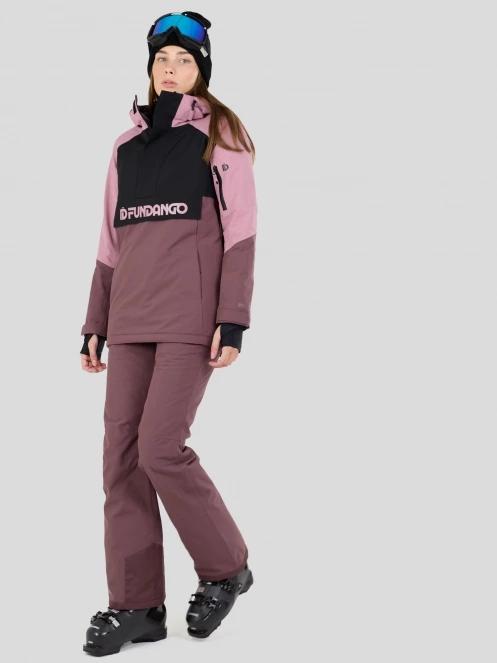 Fundango Birch ECO Logo Anorak damski kurtka różowy 5