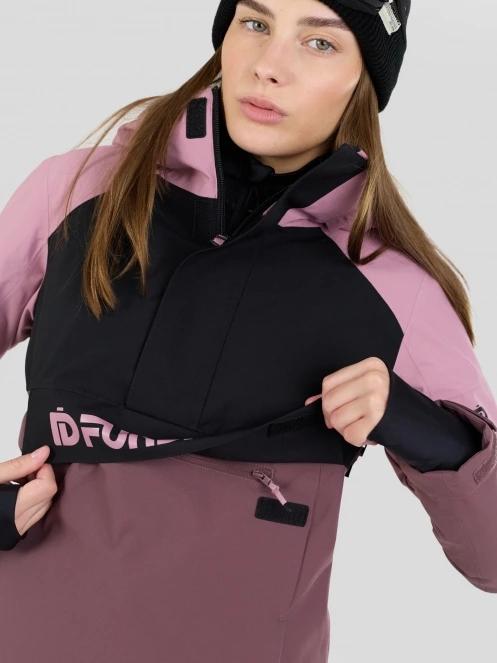 Fundango Birch ECO Logo Anorak damski kurtka różowy 8