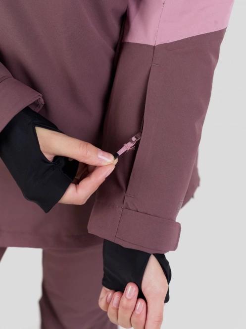 Fundango Birch ECO Logo Anorak damski kurtka różowy 10