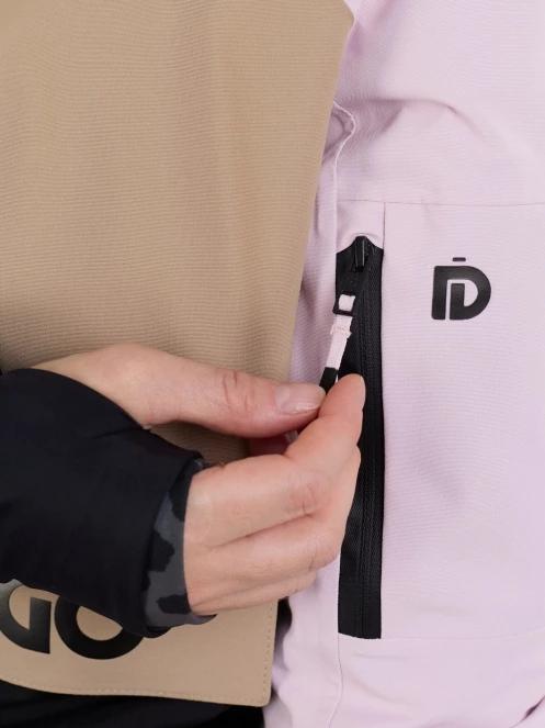 Fundango Birch ECO Logo Anorak damski kurtka różowy 9