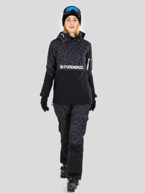 Fundango Birch ECO Logo Anorak damski kurtka szary 4