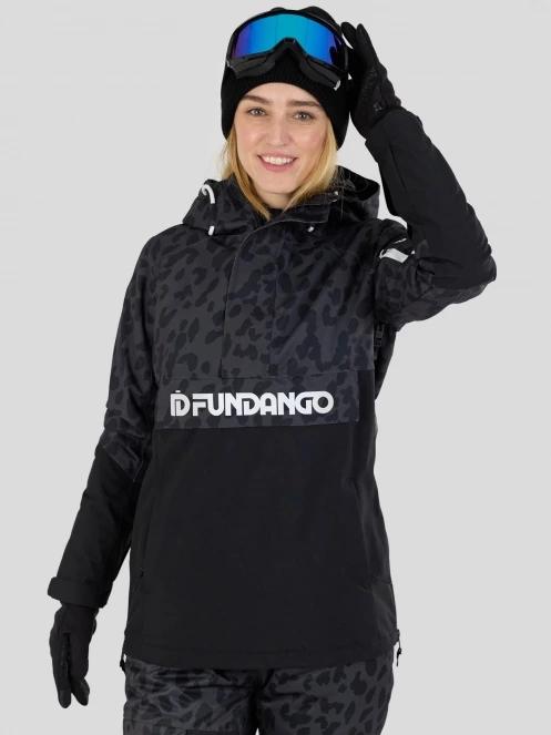 Fundango Birch ECO Logo Anorak damski kurtka szary 5
