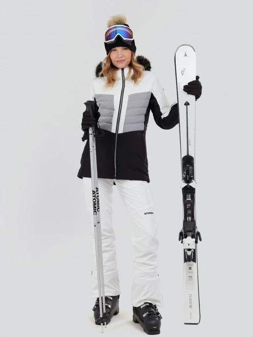 Fundango Salina Padded Jacket damski kurtka narciarska biały 4