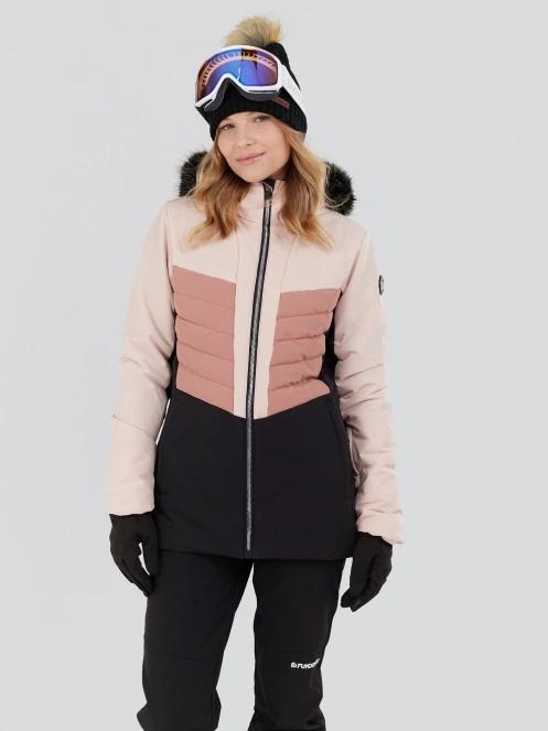 Fundango Salina Padded Jacket damski kurtka narciarska różowy 2