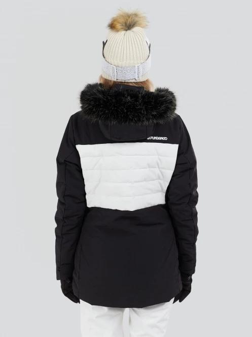 Fundango Salina Padded Jacket damski pikowana kurtka narciarska czarny 3