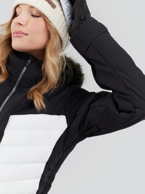 Fundango Salina Padded Jacket damski pikowana kurtka narciarska czarny 7