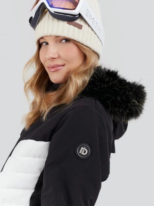 Fundango Salina Padded Jacket damski pikowana kurtka narciarska czarny 9