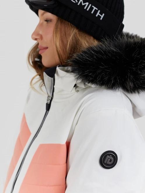 Fundango Salina Padded Jacket damski pikowana kurtka narciarska biały 8