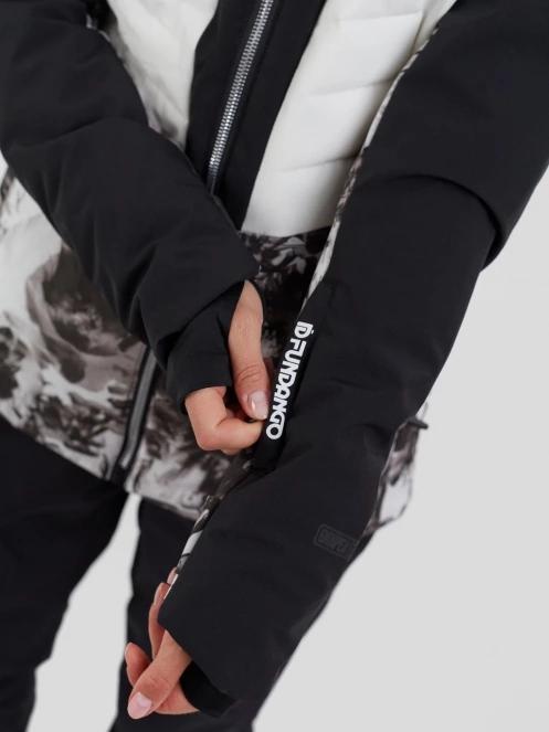 Fundango Salina Padded Jacket damski pikowana kurtka narciarska biały 6