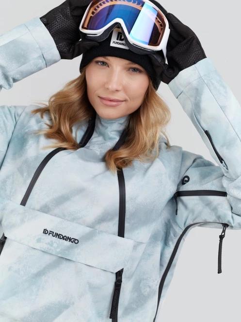 Fundango Hooper ECO Anorak damski kurtka narciarska jasnoniebieski 6