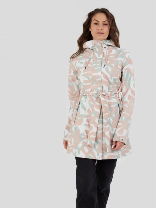 Fundango Regina II Waterproof Trench Jacket damski plaszcz przeciwdeszczowy różowy 2
