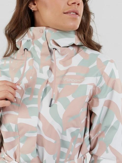 Fundango Regina II Waterproof Trench Jacket damski plaszcz przeciwdeszczowy różowy 6