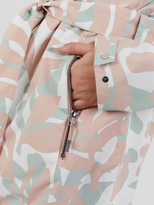 Fundango Regina II Waterproof Trench Jacket damski plaszcz przeciwdeszczowy różowy 8