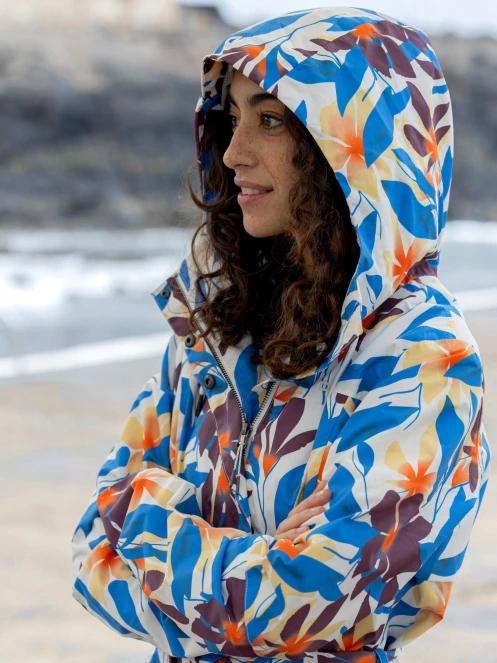 Fundango Regina II Waterproof Trench Jacket damski plaszcz przeciwdeszczowy niebieski 10