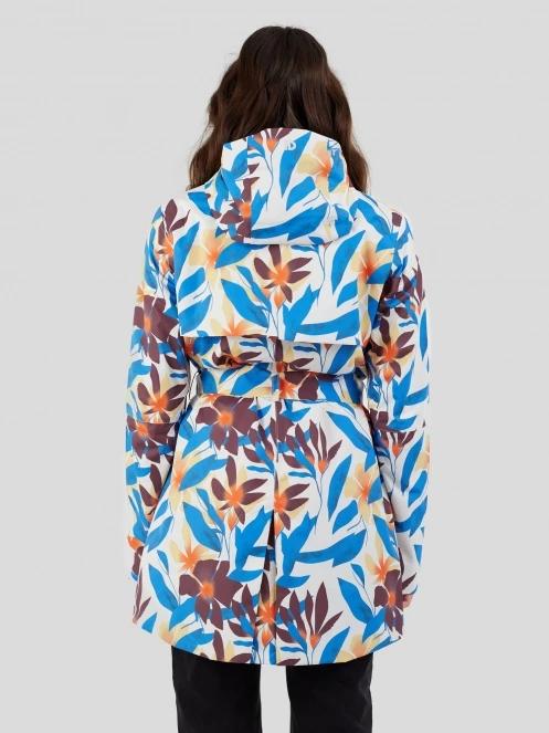 Fundango Regina II Waterproof Trench Jacket damski plaszcz przeciwdeszczowy niebieski 3