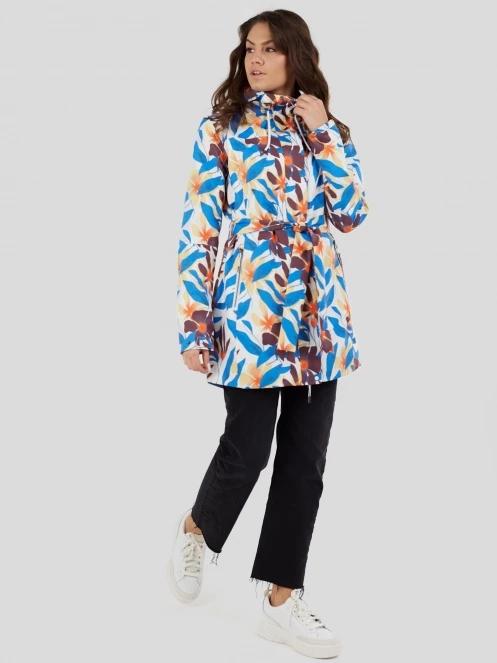 Fundango Regina II Waterproof Trench Jacket damski plaszcz przeciwdeszczowy niebieski 4