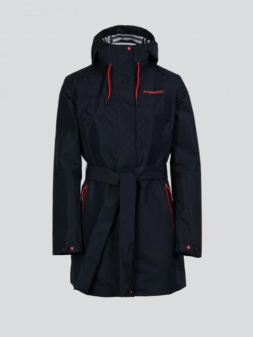Fundango Regina II Waterproof Trench Jacket damski plaszcz przeciwdeszczowy ciemnoniebieski 9