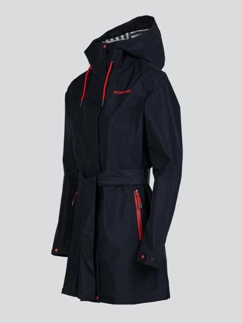 Fundango Regina II Waterproof Trench Jacket damski plaszcz przeciwdeszczowy ciemnoniebieski 10