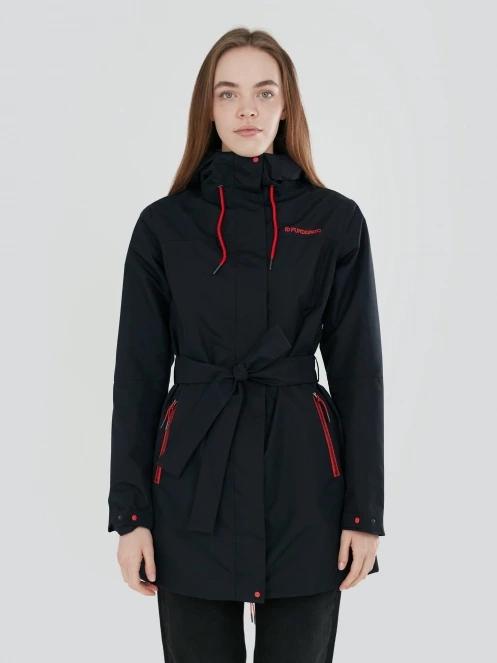 Fundango Regina II Waterproof Trench Jacket damski plaszcz przeciwdeszczowy ciemnoniebieski 2