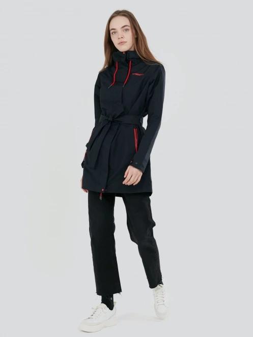 Fundango Regina II Waterproof Trench Jacket damski plaszcz przeciwdeszczowy ciemnoniebieski 4