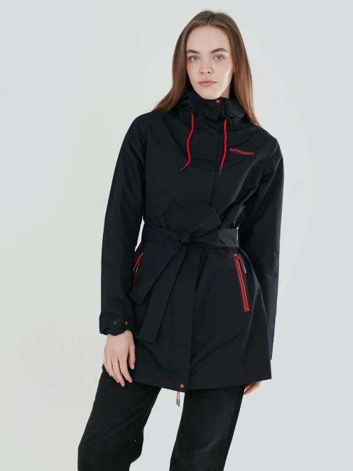 Fundango Regina II Waterproof Trench Jacket damski plaszcz przeciwdeszczowy ciemnoniebieski 5