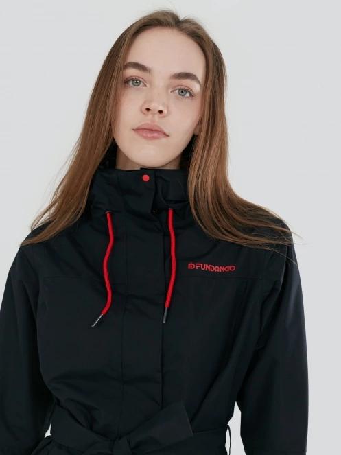 Fundango Regina II Waterproof Trench Jacket damski plaszcz przeciwdeszczowy ciemnoniebieski 6