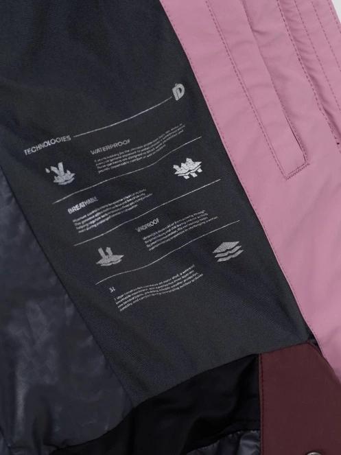 Fundango Nashua ECO 3L Allmountain Jacket damski kurtka narciarska różowy 6
