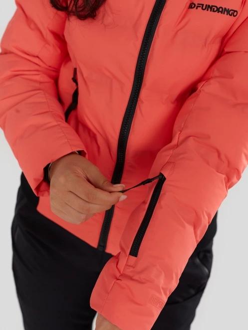 Fundango Zina Padded Jacket damski pikowana kurtka narciarska różowy 6