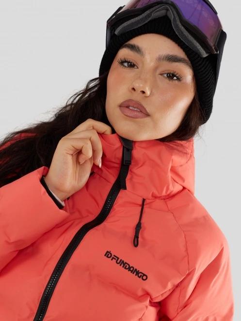 Fundango Zina Padded Jacket damski pikowana kurtka narciarska różowy 7