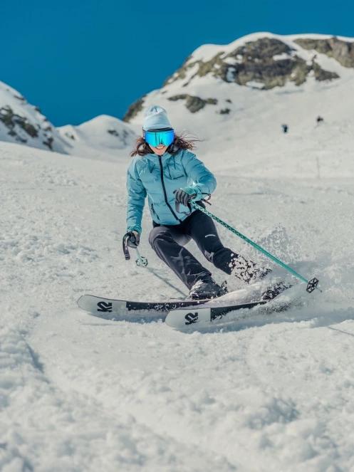 Fundango Zina Padded Jacket damski pikowana kurtka narciarska niebieski 8