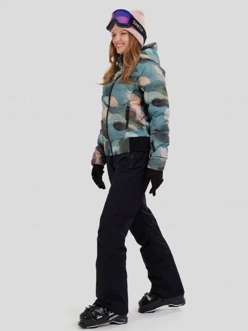 Fundango Zina Padded Jacket damski pikowana kurtka narciarska zielony 4