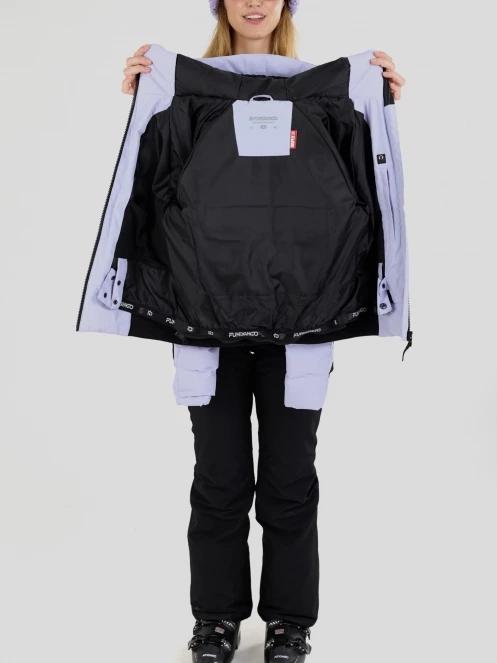 Fundango Zina Padded Jacket damski pikowana kurtka narciarska fiolet 5